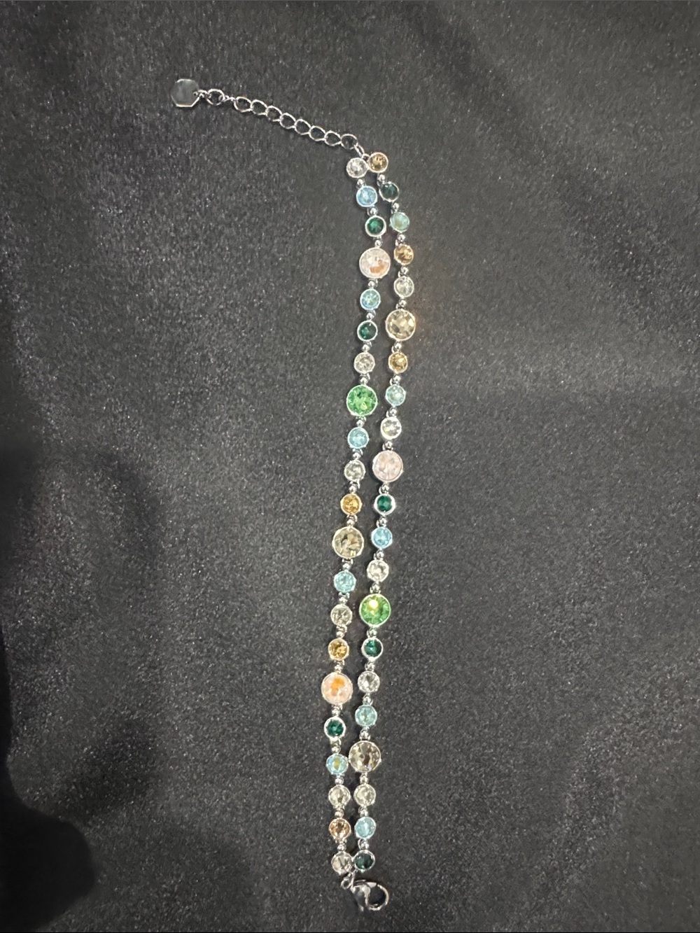 Touchstone Crystal by Swarovski, Glam Bracelet, Earth, New in Box